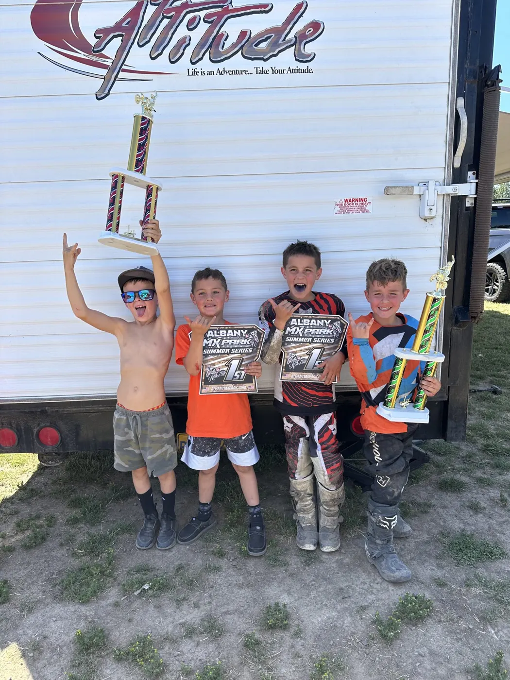 BarBanger Club MX riders at the track